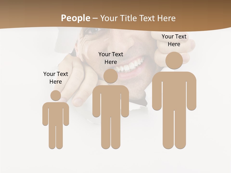 Curious Happy Handsome PowerPoint Template