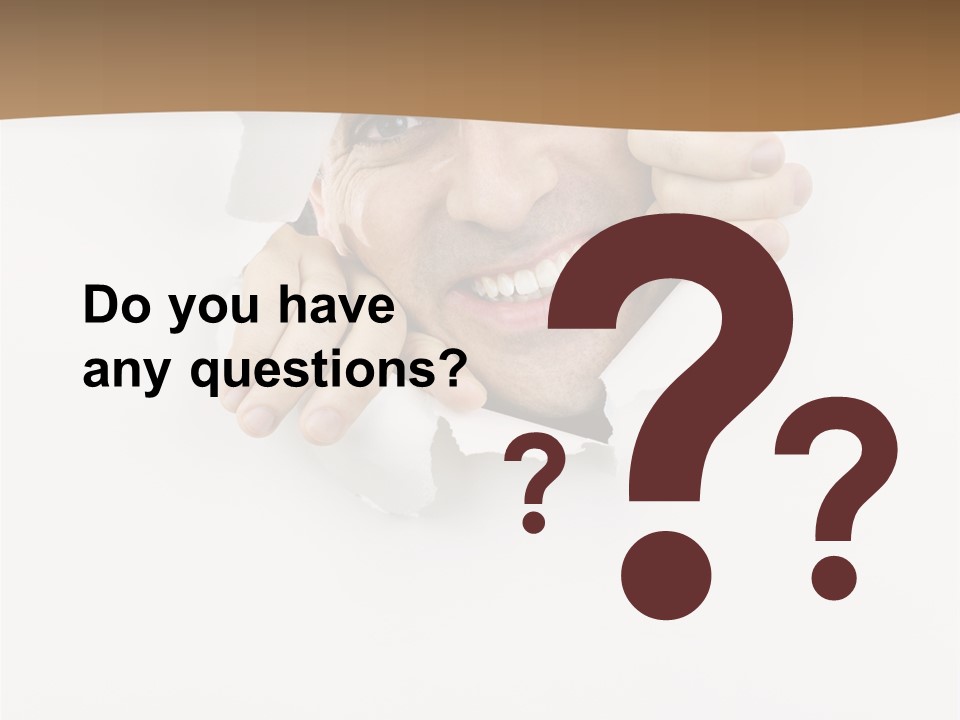 Curious Happy Handsome PowerPoint Template