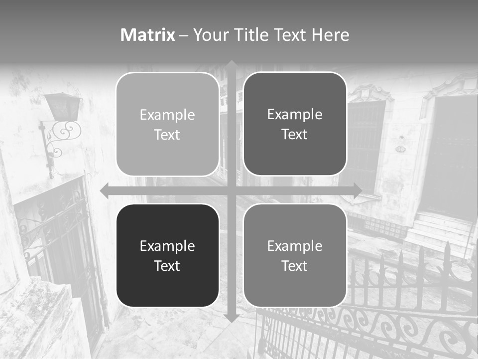 House Typical Damaged PowerPoint Template