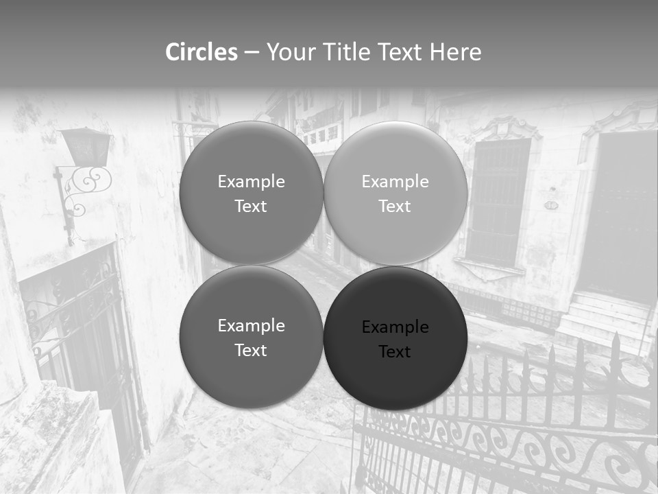 House Typical Damaged PowerPoint Template
