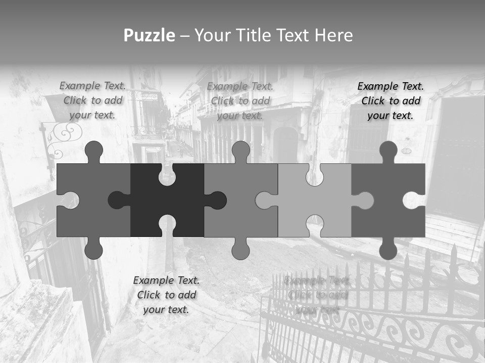 House Typical Damaged PowerPoint Template