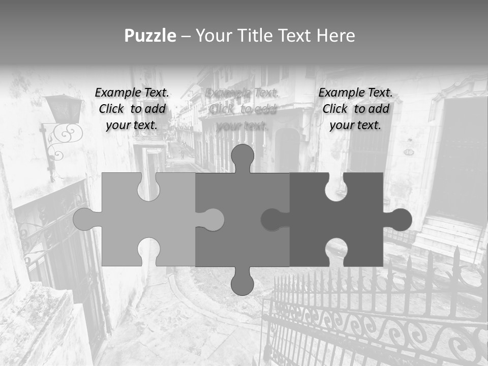 House Typical Damaged PowerPoint Template