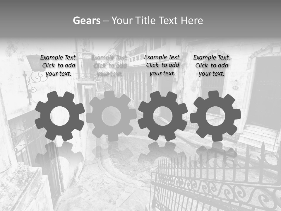 House Typical Damaged PowerPoint Template