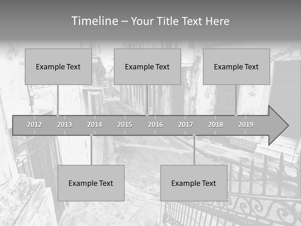 House Typical Damaged PowerPoint Template
