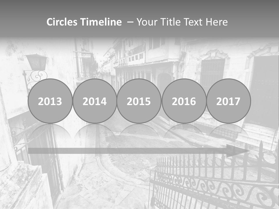 House Typical Damaged PowerPoint Template