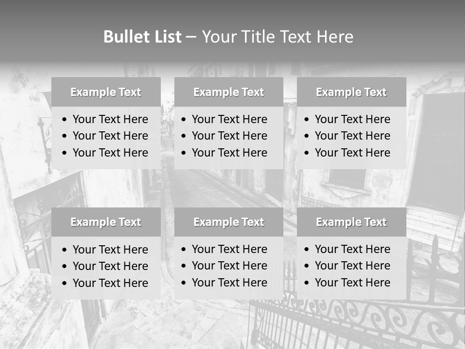 House Typical Damaged PowerPoint Template