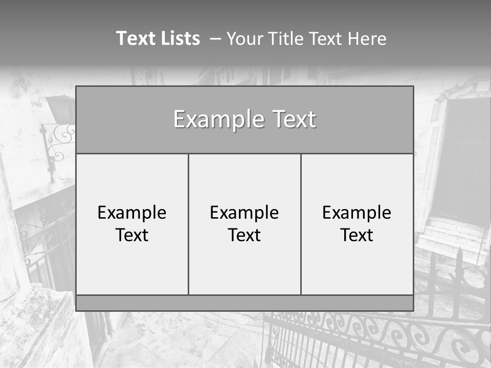 House Typical Damaged PowerPoint Template