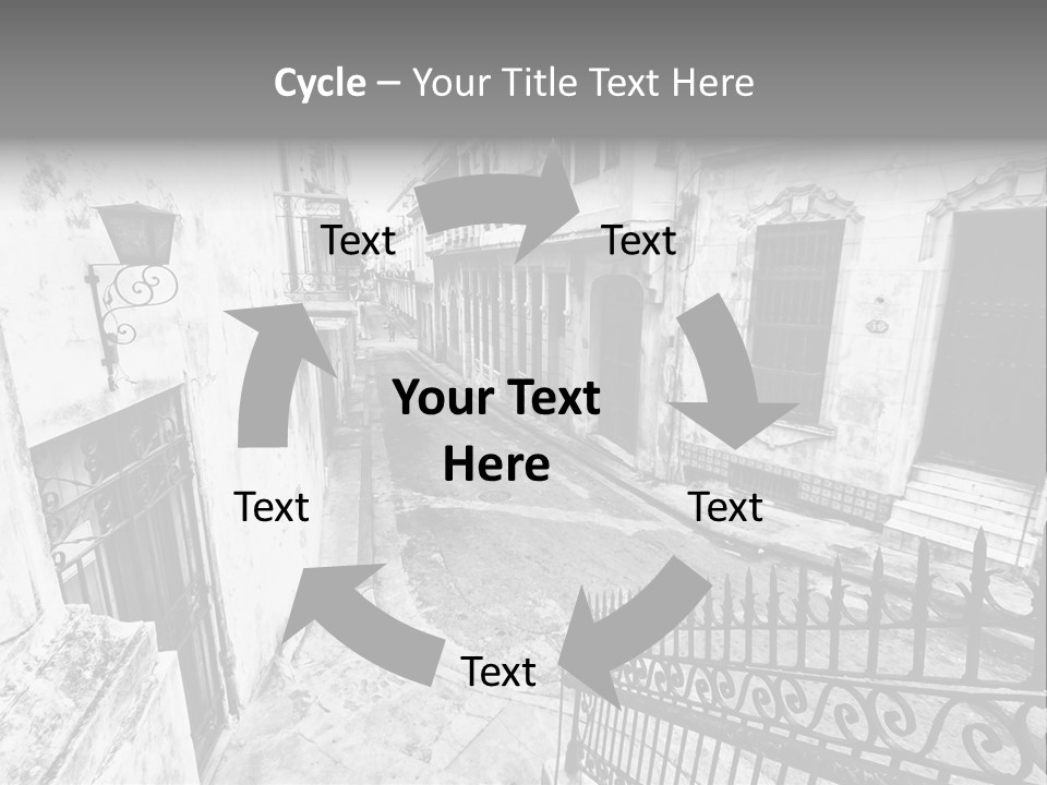 House Typical Damaged PowerPoint Template