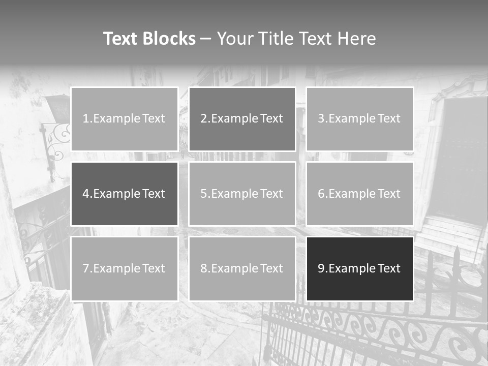 House Typical Damaged PowerPoint Template