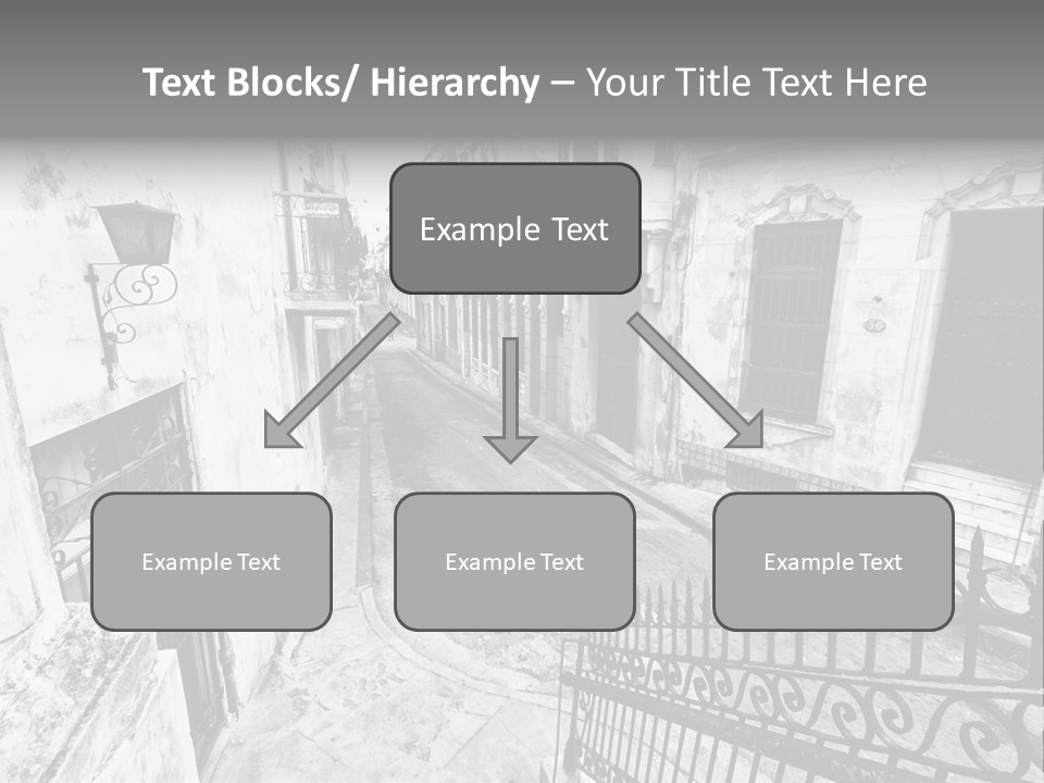 House Typical Damaged PowerPoint Template