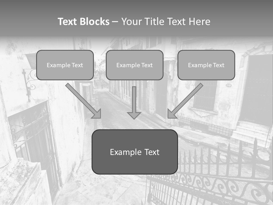 House Typical Damaged PowerPoint Template