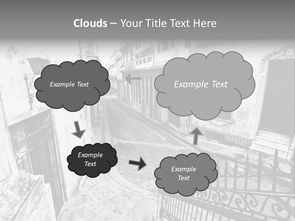 House Typical Damaged PowerPoint Template