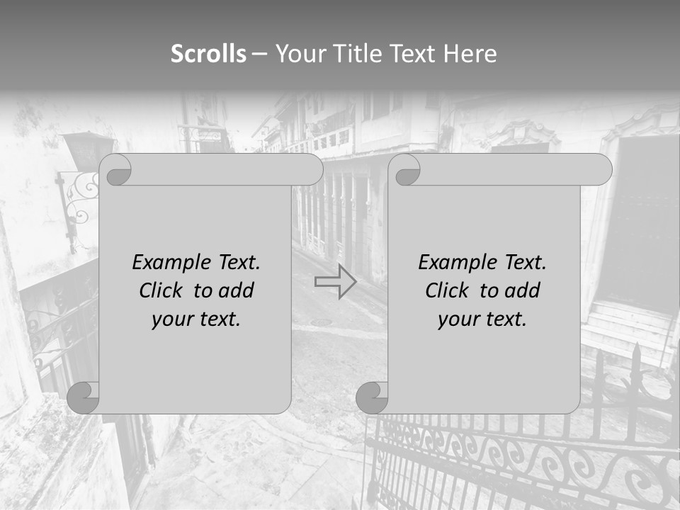 House Typical Damaged PowerPoint Template