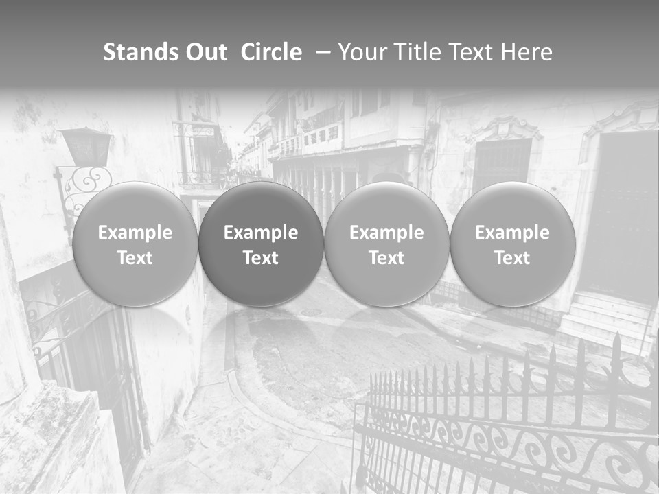 House Typical Damaged PowerPoint Template