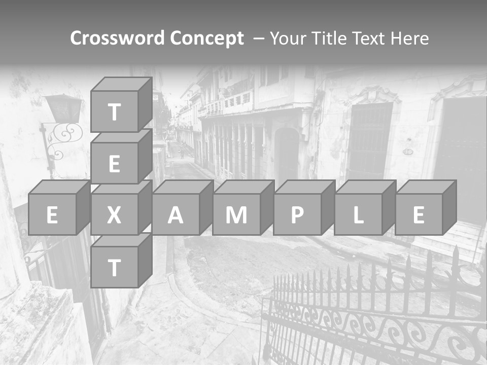 House Typical Damaged PowerPoint Template