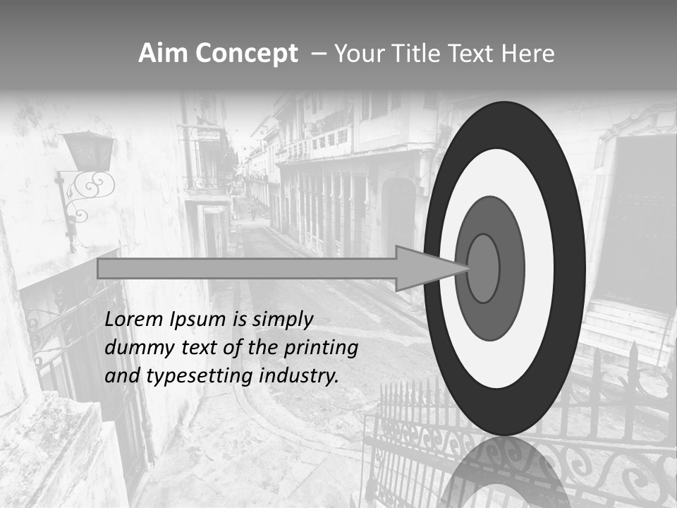 House Typical Damaged PowerPoint Template