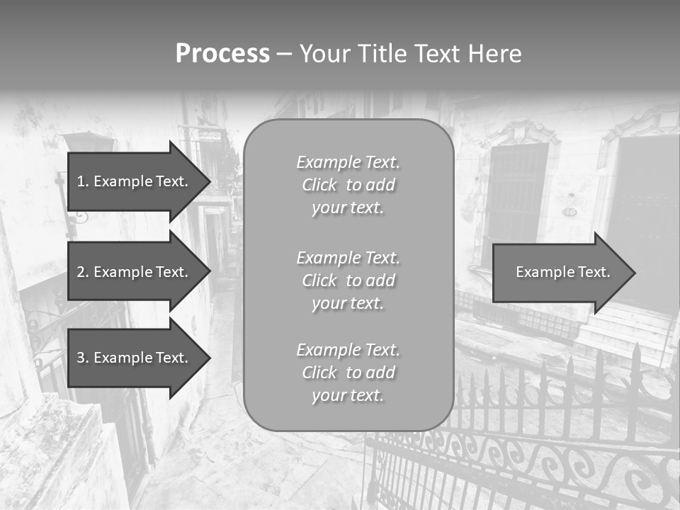House Typical Damaged PowerPoint Template