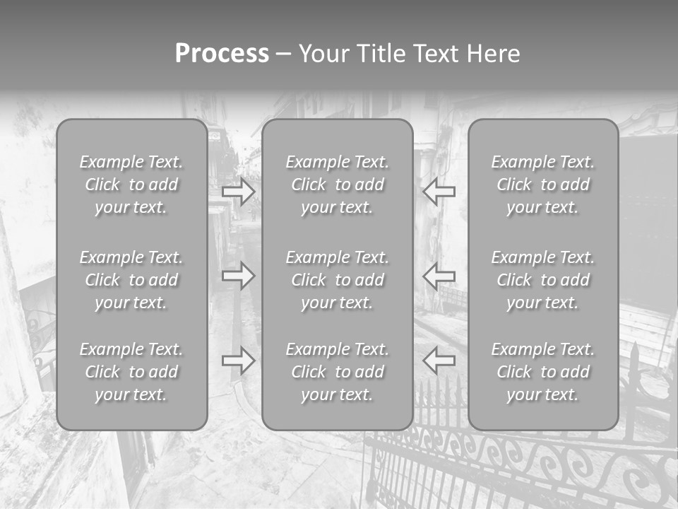 House Typical Damaged PowerPoint Template