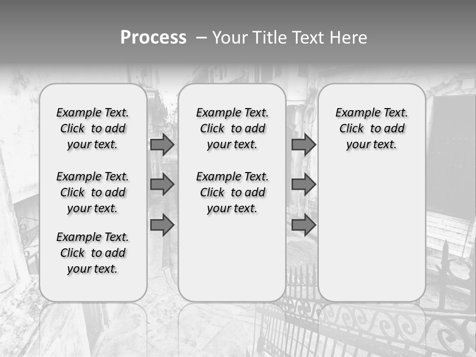 House Typical Damaged PowerPoint Template
