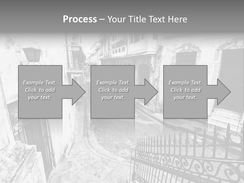 House Typical Damaged PowerPoint Template