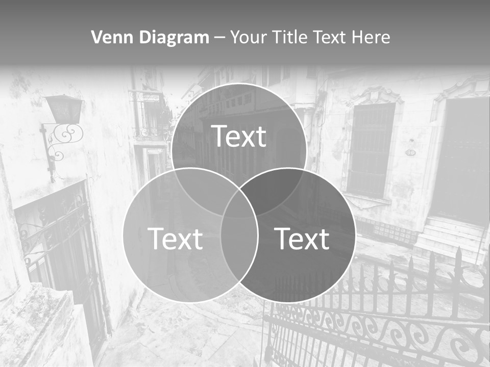 House Typical Damaged PowerPoint Template