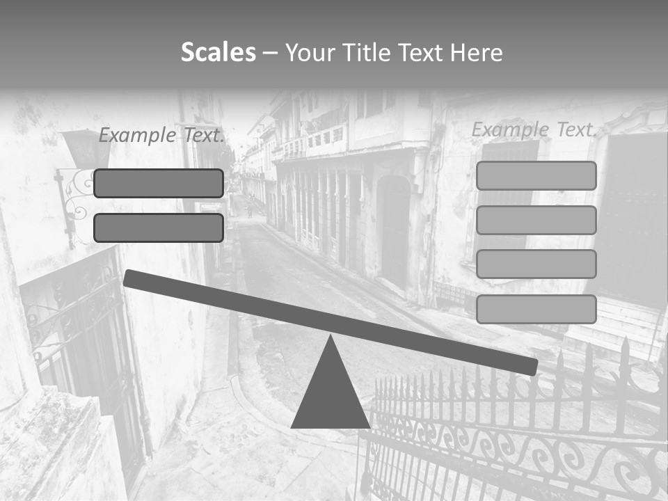 House Typical Damaged PowerPoint Template