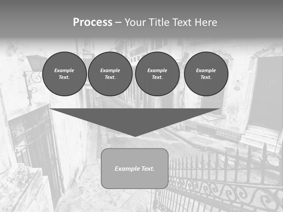 House Typical Damaged PowerPoint Template