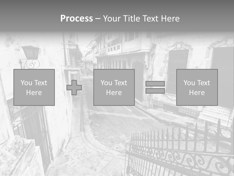 House Typical Damaged PowerPoint Template