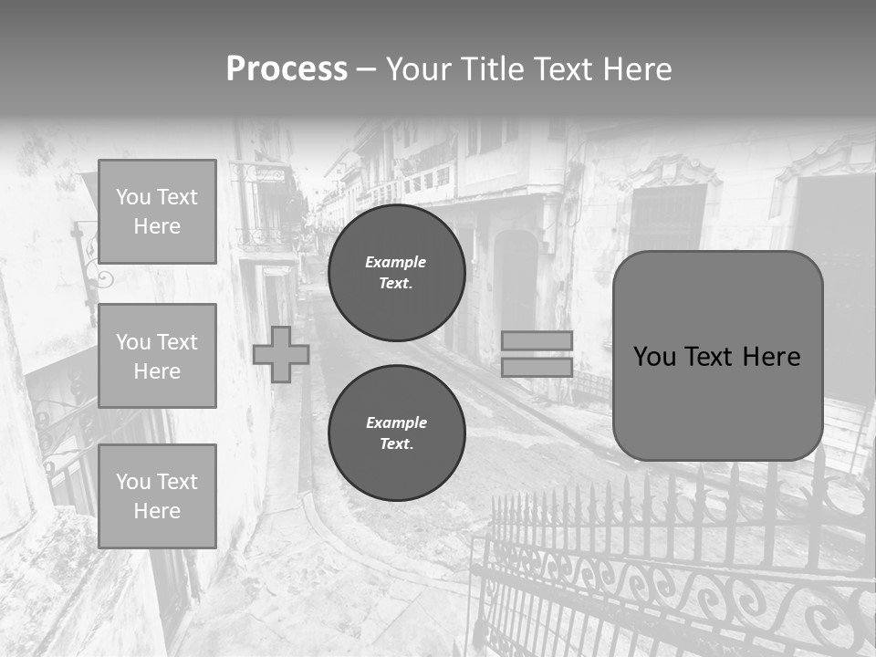 House Typical Damaged PowerPoint Template