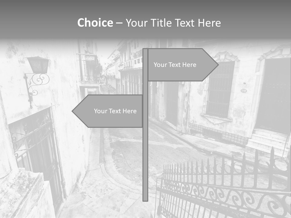 House Typical Damaged PowerPoint Template