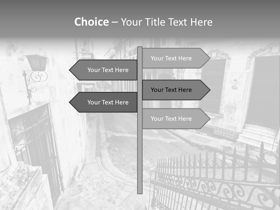 House Typical Damaged PowerPoint Template
