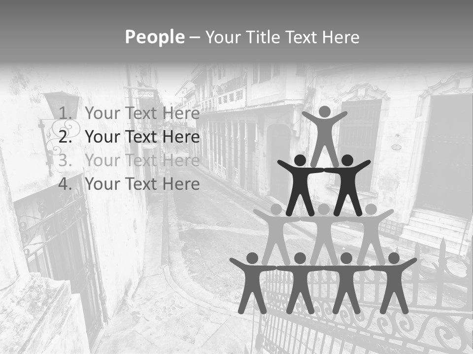 House Typical Damaged PowerPoint Template