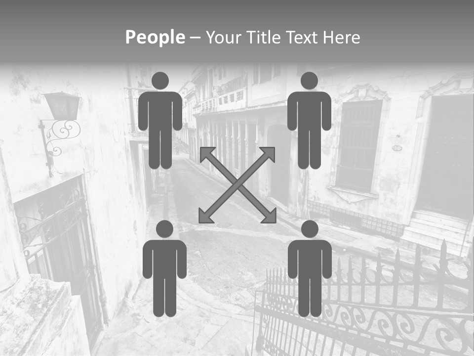 House Typical Damaged PowerPoint Template