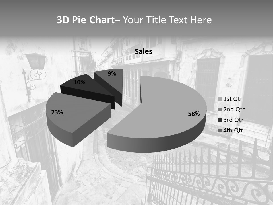 House Typical Damaged PowerPoint Template