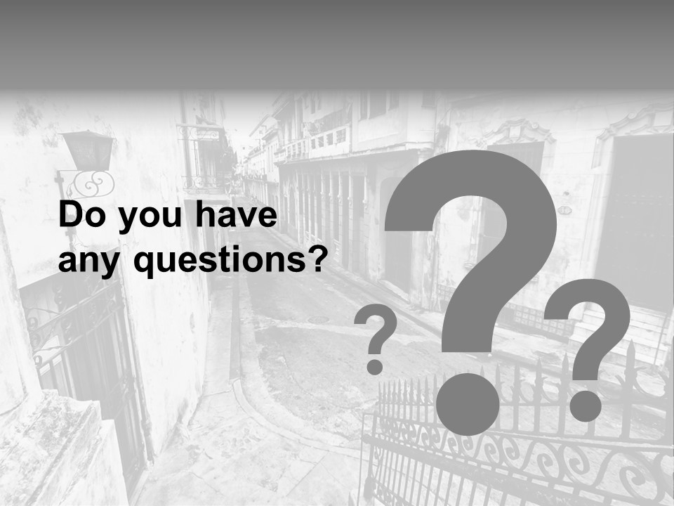 House Typical Damaged PowerPoint Template