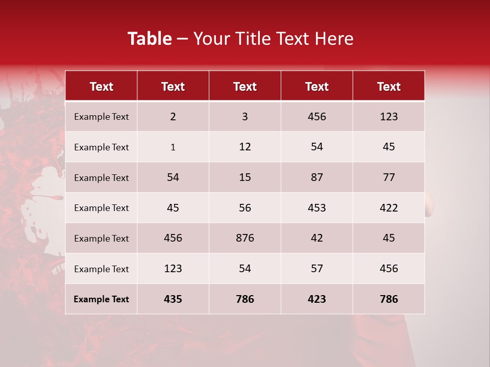 Female Water Blonde PowerPoint Template