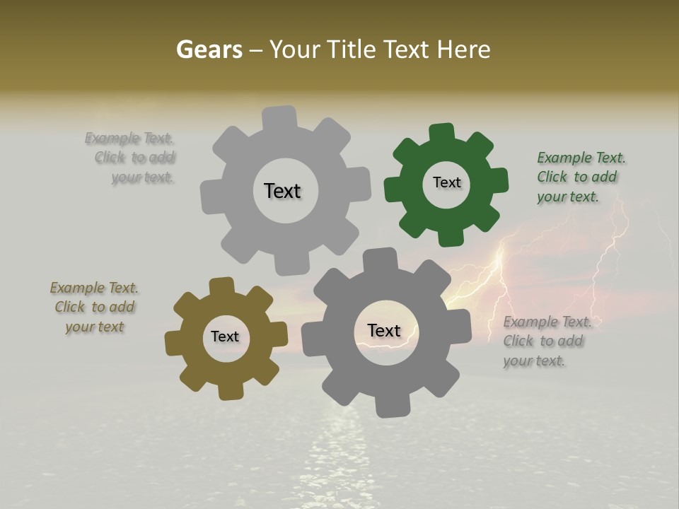 Intensity Ecology Danger PowerPoint Template