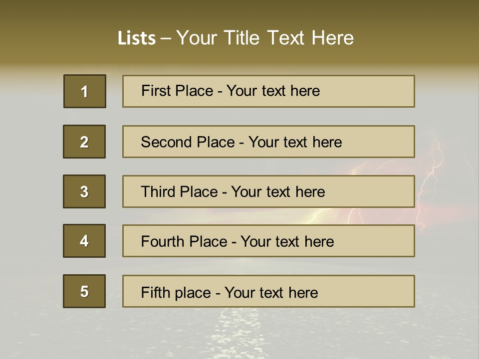 Intensity Ecology Danger PowerPoint Template