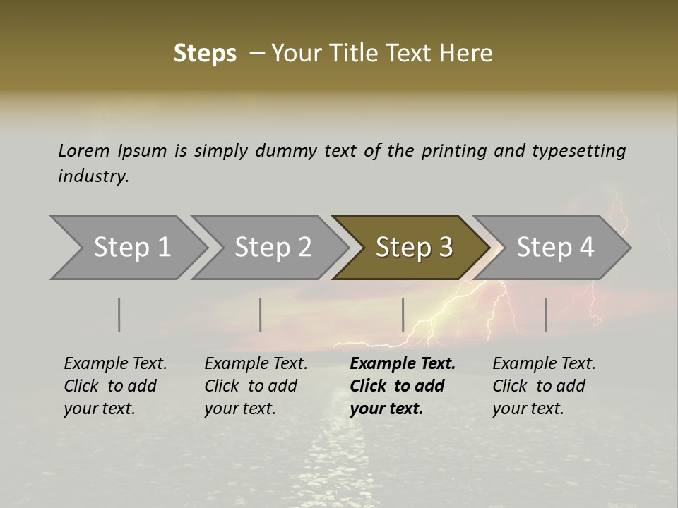 Intensity Ecology Danger PowerPoint Template
