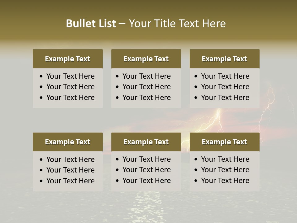 Intensity Ecology Danger PowerPoint Template