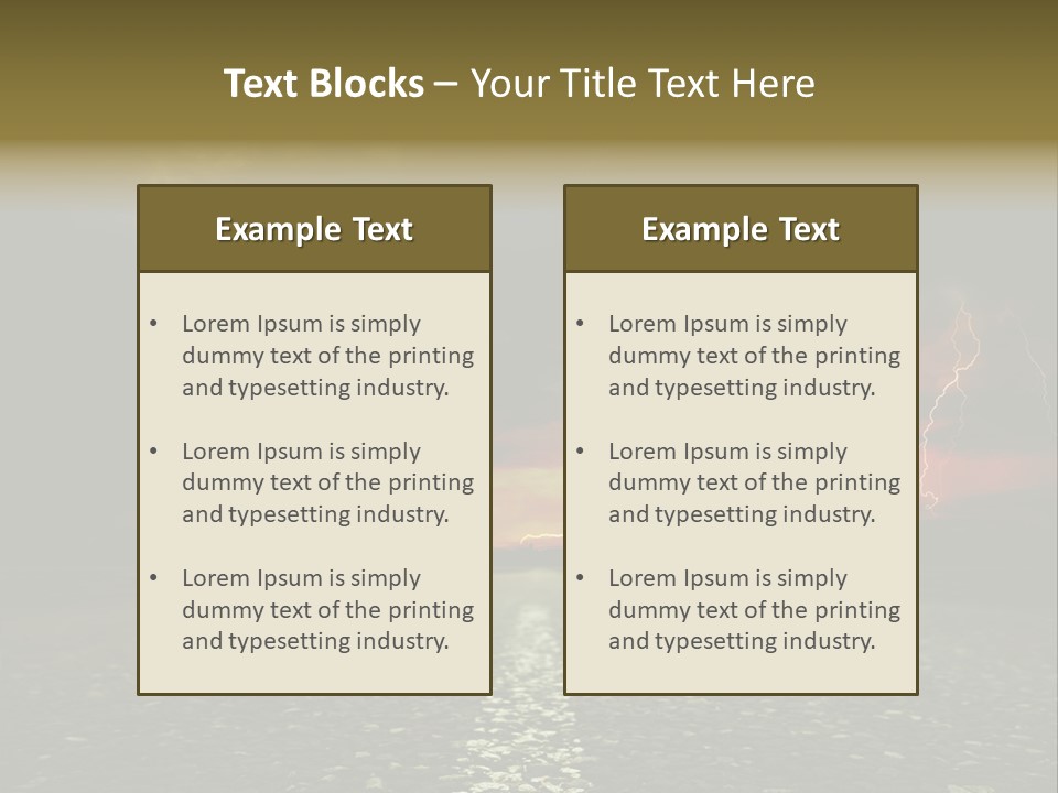 Intensity Ecology Danger PowerPoint Template