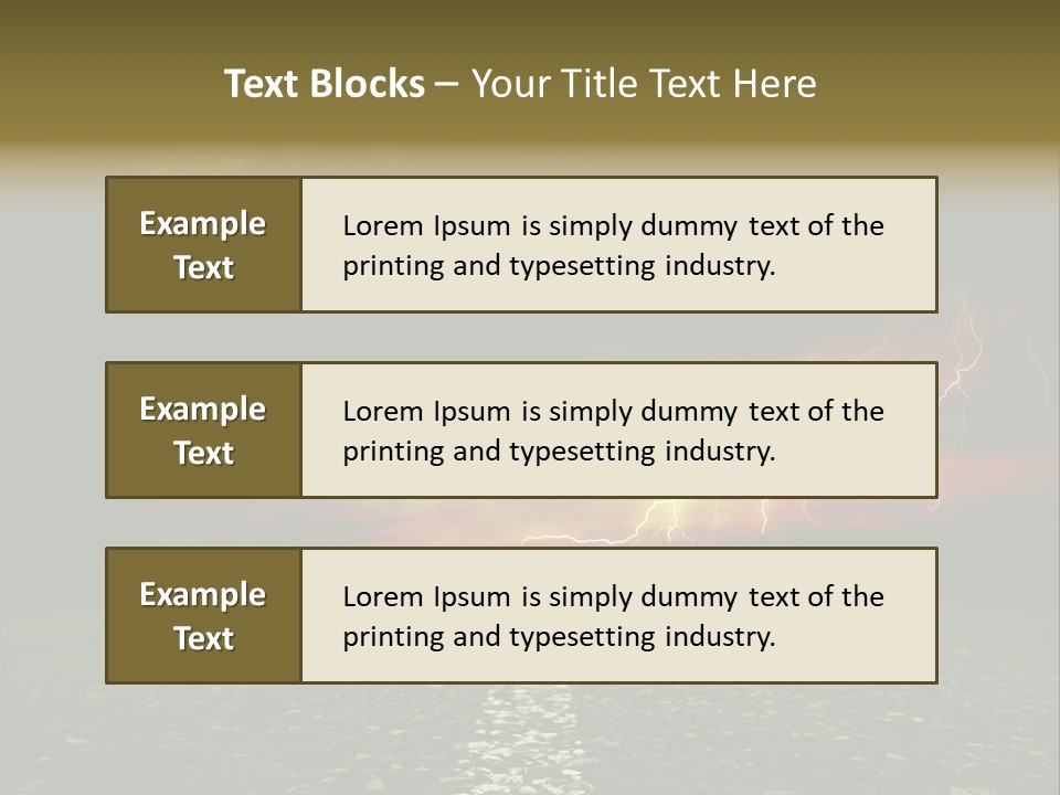 Intensity Ecology Danger PowerPoint Template