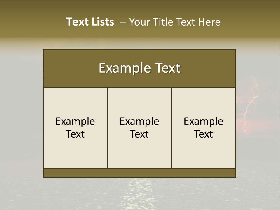 Intensity Ecology Danger PowerPoint Template