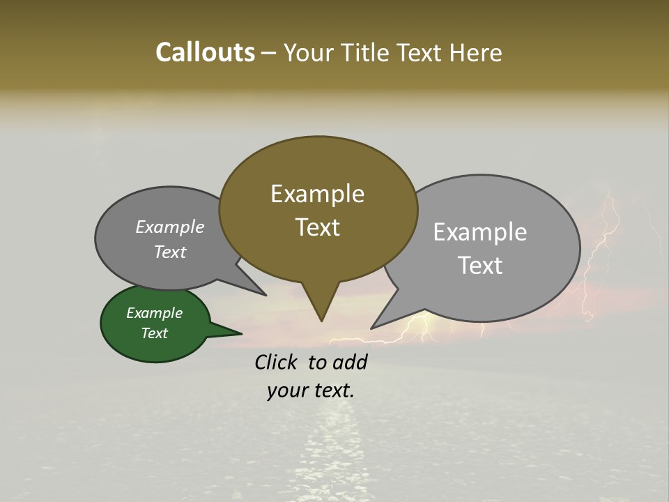 Intensity Ecology Danger PowerPoint Template