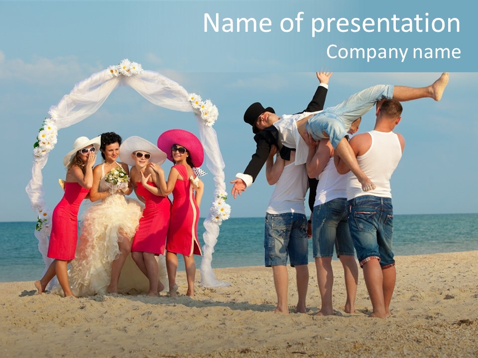 Engagement Friends Party PowerPoint Template