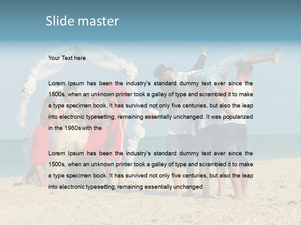 Engagement Friends Party PowerPoint Template