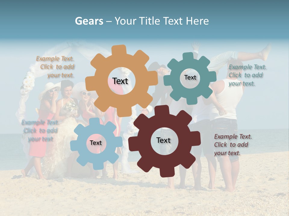 Engagement Friends Party PowerPoint Template