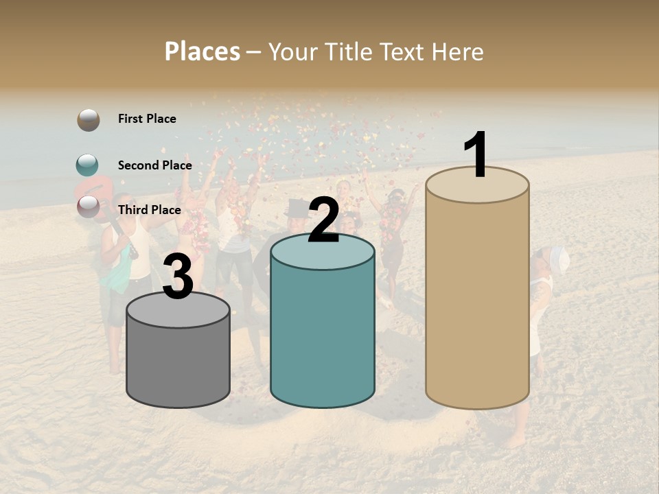 Coast Love Female PowerPoint Template