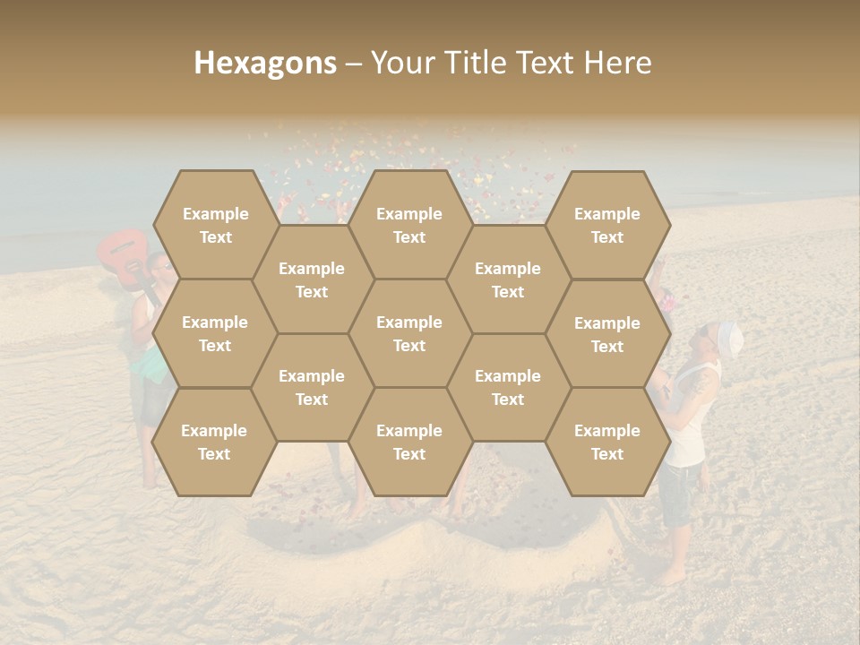 Coast Love Female PowerPoint Template