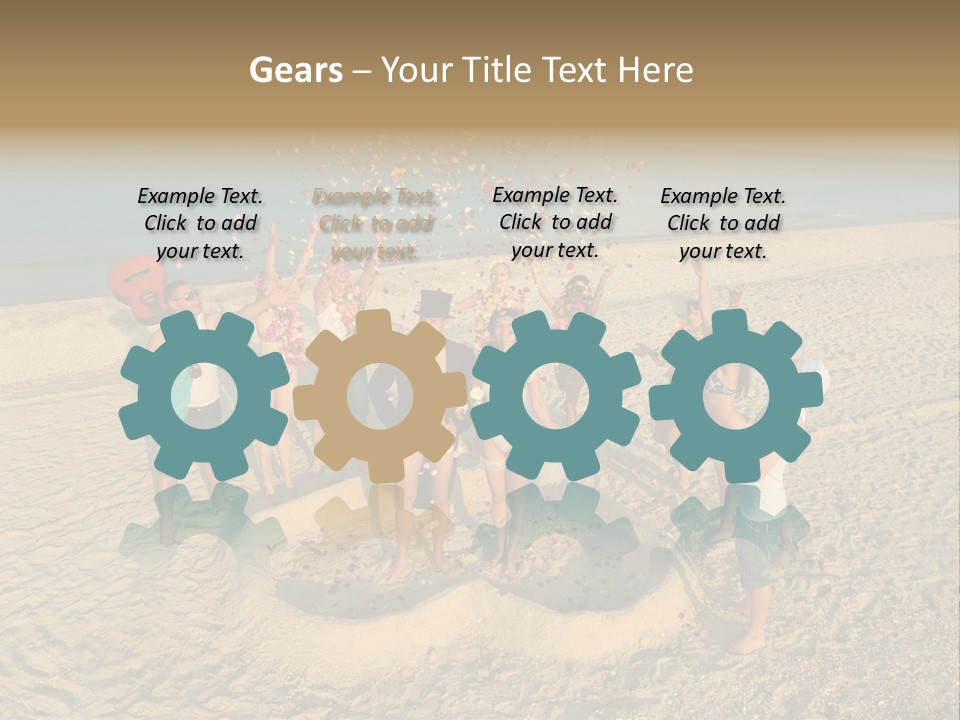 Coast Love Female PowerPoint Template